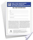 Early Start Denver Model Curriculum Checklist for Young Children with Autism (Rogers Sally J.)(Paperback)