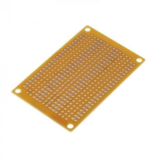 Univerzální plošný spoj 94x71x1,6mm vrtaný rm 2.54 kulaté body sci pc-11