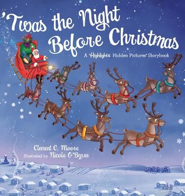 'Twas the Night Before Christmas - A Hidden Pictures Storybook (Moore Clement Clarke)(Pevná vazba)
