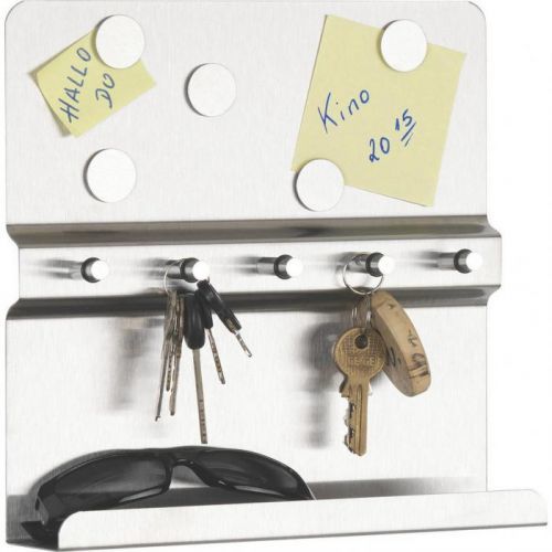 Polička Na Klíče Barvy Nerez Oceli Carryhome