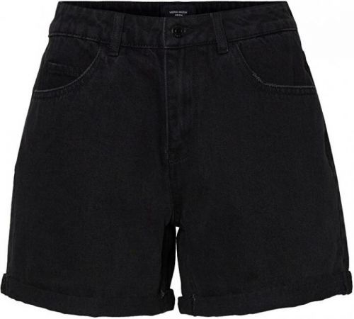 Vero Moda Dámské kraťasy VMNINETEEN HR LOOSE SHORTS MIX NOOS Black XL