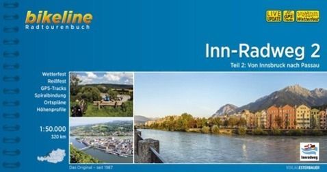 Bikeline Radtourenbuch Inn-Radweg 2: Innsbruck - Passau(Paperback)(v němčině)