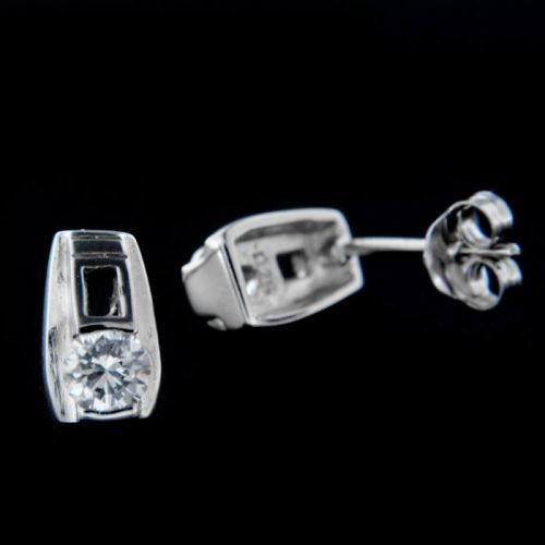 Stříbrné náušnice 14096