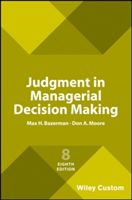 Judgment in Managerial Decision Making (Bazerman Max H.)(Paperback)