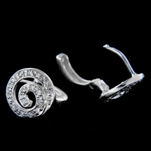 Stříbrné náušnice 14172