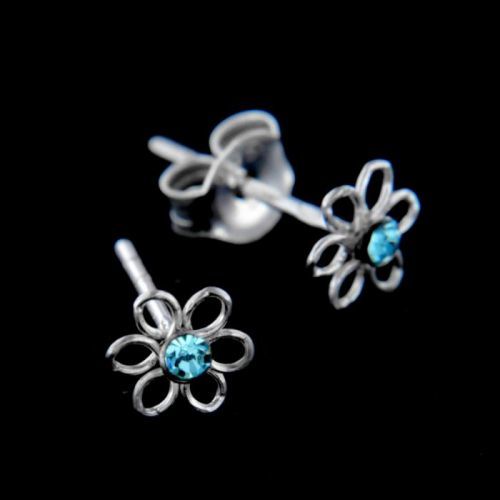 Stříbrné náušnice 14002