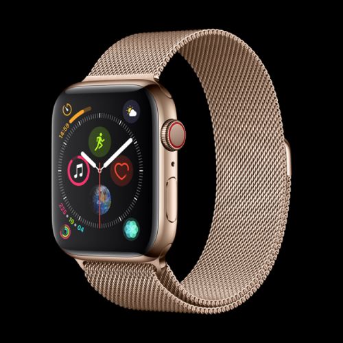 Řemínek pro Apple Watch 42mm / 44mm - Devia, Milanese Gold