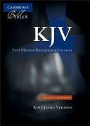 KJV Pitt Minion Reference Edition KJ446:X Brown Goatskin(Leather / fine binding)