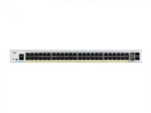 48x 10/100/1000 Ethernet PoE+ and 370W PoE budget ports, 4x 1G SFP uplinks