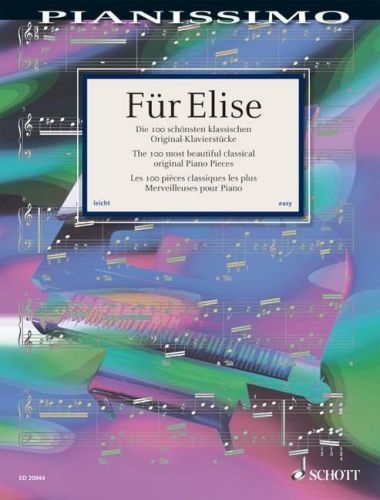 Fur Elise - The 100 Most Beautiful Classical Piano Pieces (Heumann Hans-Gunter)(Paperback)