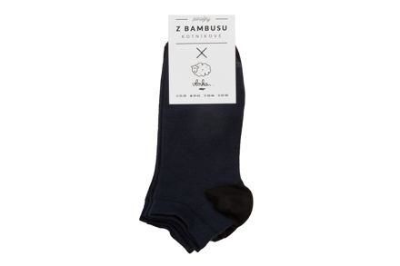 Vlnka Bambusové kotníkové ponožky 2 páry