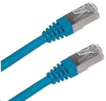 LYNX CS Patch kabel Cat5E, FTP - 1m, modrý (PK-FTP5E-010-BLU)