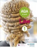 AQA A-level Law for Year 1/AS (Martin Jacqueline)(Paperback)