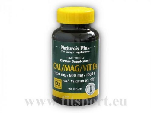Natures Plus Source of Life Cal/Mag/D3 90 tablet