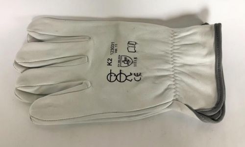 PRA-P-OR Kožené pracovní rukavice K2