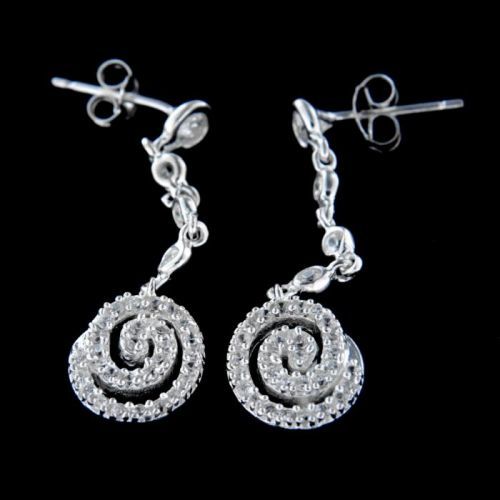 Stříbrné náušnice 14209