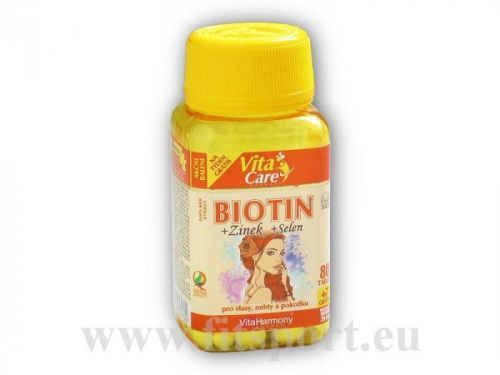 VitaHarmony Biotin 300 mcg + Selen + Zinek 87 tablet
