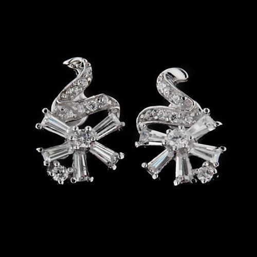 Stříbrné náušnice 15587