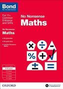 Bond: Maths: No Nonsense - 9-10 Years (Lindsay Sarah)(Paperback)