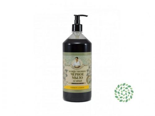 Babička Agafa Černé mýdlo pro domácnost 1000 ml