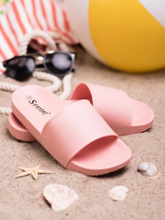 Trendy  nazouváky dámské růžové bez podpatku