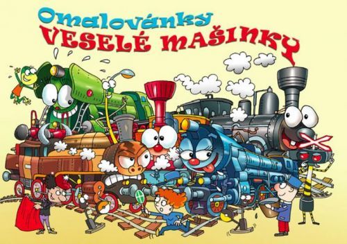 Omalovánky Veselé mašinky - neuveden