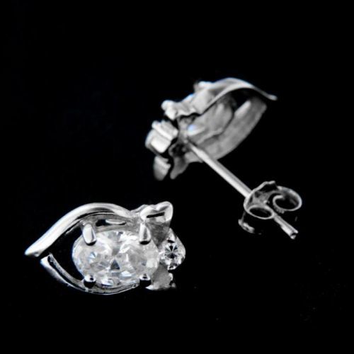 Stříbrné náušnice 14642