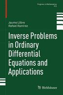 Inverse Problems in Ordinary Differential Equations and Applications (Llibre Jaume)(Pevná vazba)