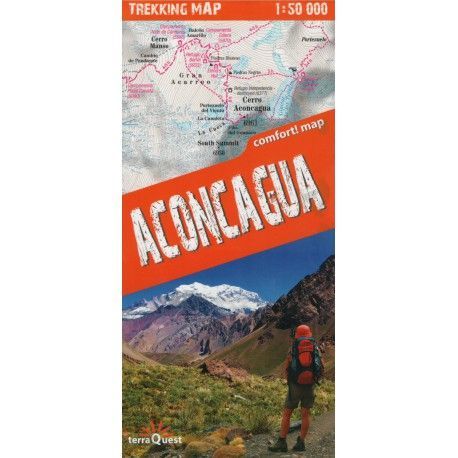 TerraQuest Aconcagua 1:50 000 turistická mapa