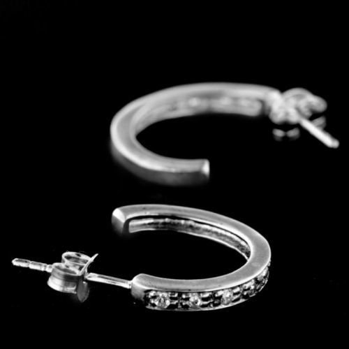 Stříbrné náušnice 14120