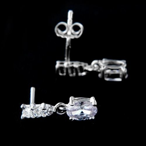 Stříbrné náušnice 14619