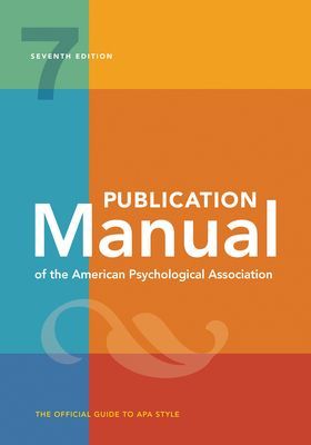 Publication Manual of the American Psychological Association (American Psychological Association)(Paperback / softback)