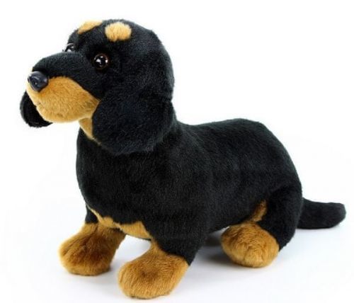 Rappa Plyšový Pes Jezevčík Sedící, 30 Cm