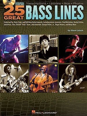 25 Great Bass Lines (Letsch Glenn)(Paperback)