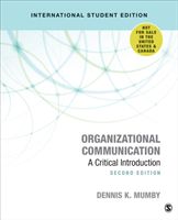 Organizational Communication - A Critical Introduction (Mumby Dennis K.)(Paperback / softback)