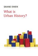 What is Urban History? (Ewen Shane)(Paperback)