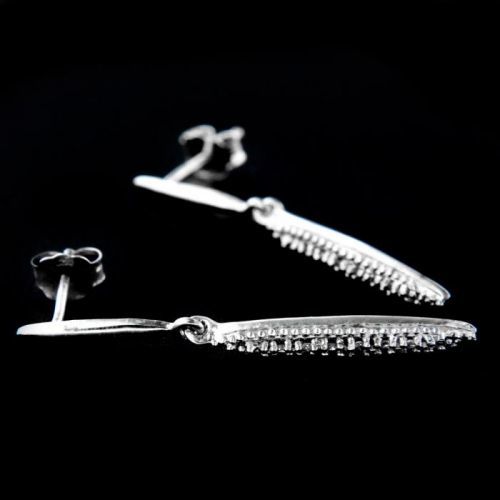 Stříbrné náušnice 14125