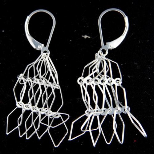 Stříbrné náušnice 14698