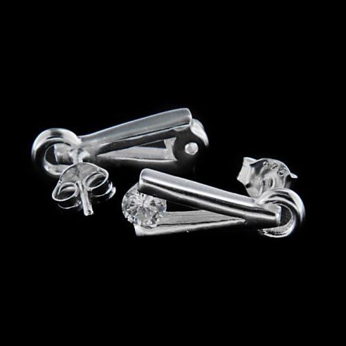 Stříbrné náušnice 15573