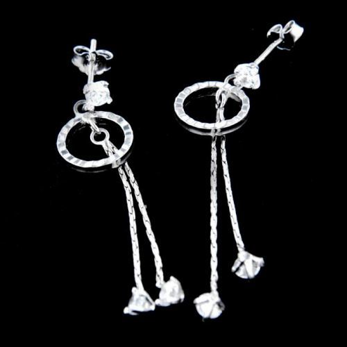 Stříbrné náušnice 14109