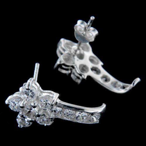 Stříbrné náušnice 15050