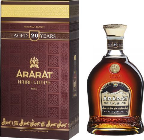 Brandy ARARAT 20 Years 40% 0,7l Box