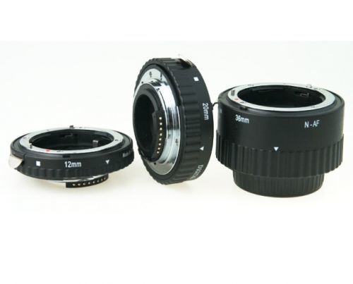 MEIKE mezikroužky set 12/20/36 pro Nikon AF
