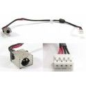 Napájecí konektor s kabelem Acer Aspire E1-532P E1-532G E1-510P E1-572P E1-572G V5-561P V5-561G - 5,5x1x7mm - 4pin - 22cm