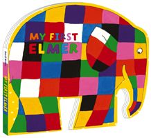 My First Elmer - Shaped Board Book (McKee David)(Board book)