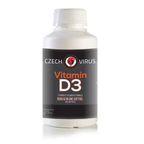 Czech Virus Vitamin D3 180 kapslí