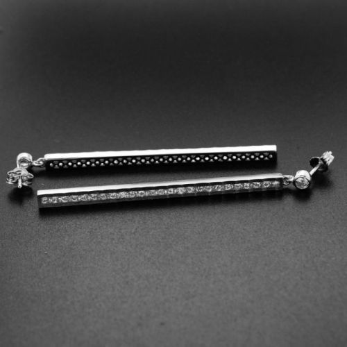 Stříbrné náušnice 14888