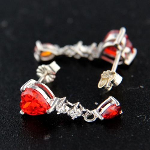 Stříbrné náušnice 14659