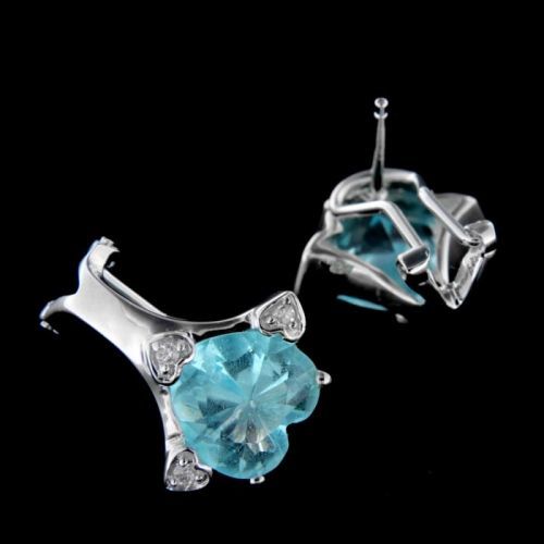 Stříbrné náušnice 14216