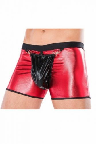 Andalea MC/9063 Pánské boxerky S/M červeno-černá